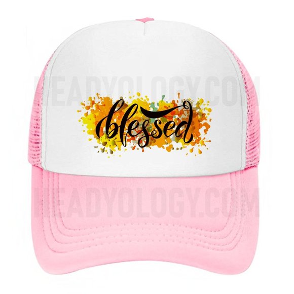 Blessed Hats With Floral Design Colorful Hats Baseball Trucker Hats UNISEX - Picture 6 of 16